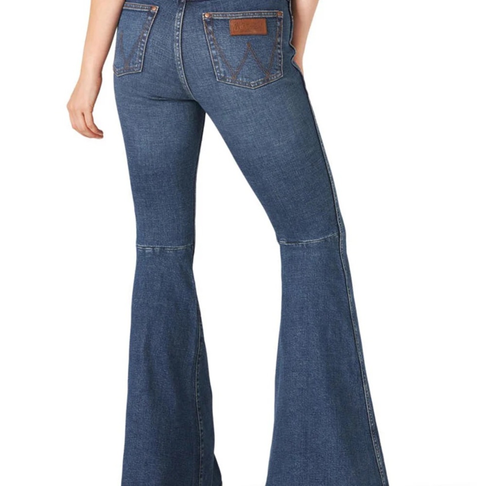 Women's Blue Flared Jeans